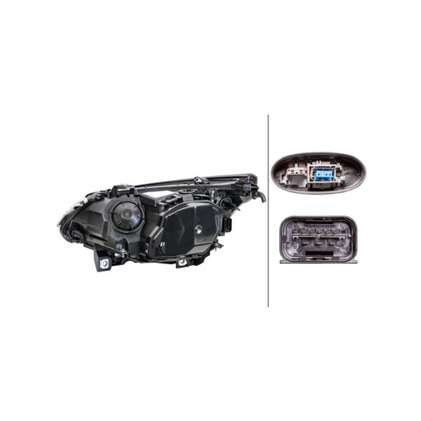 Strålkastare 12V, Höger Hella 1EL 164 908-001 HELLA Strålkastare 12V, Höger Hella 1EL 164 908-001 HELLA