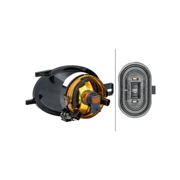 Dimljus 12V, Höger Hella 1N0 010 304-021 HELLA Dimljus 12V, Höger Hella 1N0 010 304-021 HELLA