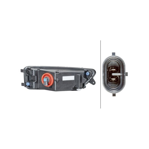 Dimljus 12V, Vänster Hella 1ND 012 755-111 HELLA