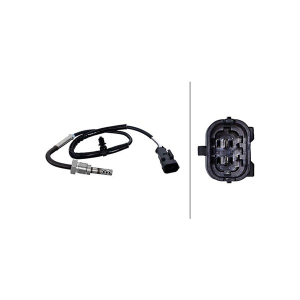 Sensor, avgastemperatur Hella 6PT 010 376-291 HELLA