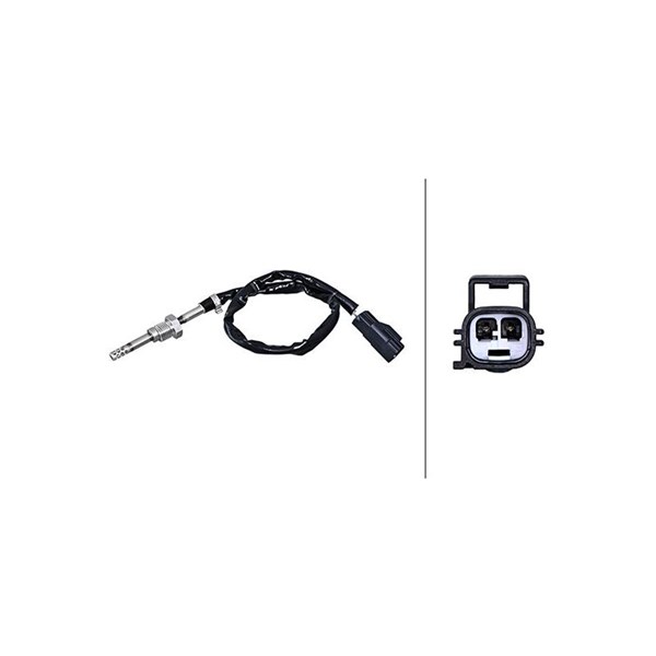 Sensor, avgastemperatur Hella 6PT 010 376-401 HELLA