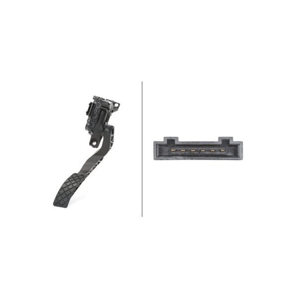 Sensor, gaspedalposition Hella 6PV 008 376-701 HELLA