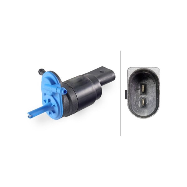 Spolarpump 12V Hella 8TW 006 847-021 HELLA