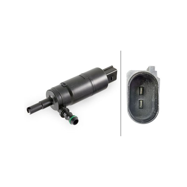 Spolvätskepump, huvudstrålkastare 12V Hella 8TW 006 849-031 HELLA