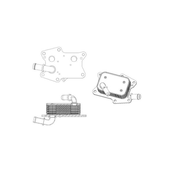 Oljekylare, motor Nrf 31830 NRF Oljekylare, motor Nrf 31830 NRF