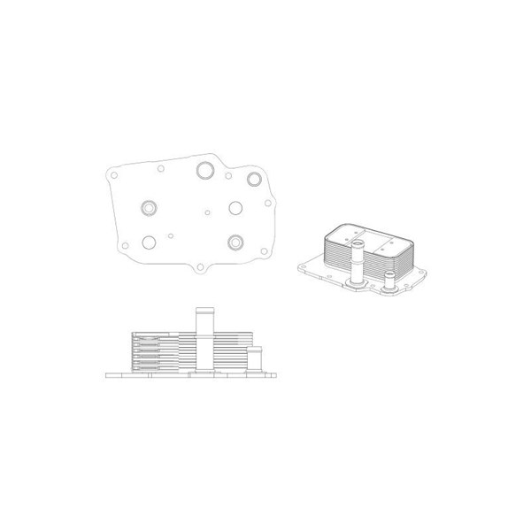 Oljekylare, motor Nrf 31841 NRF Oljekylare, motor Nrf 31841 NRF