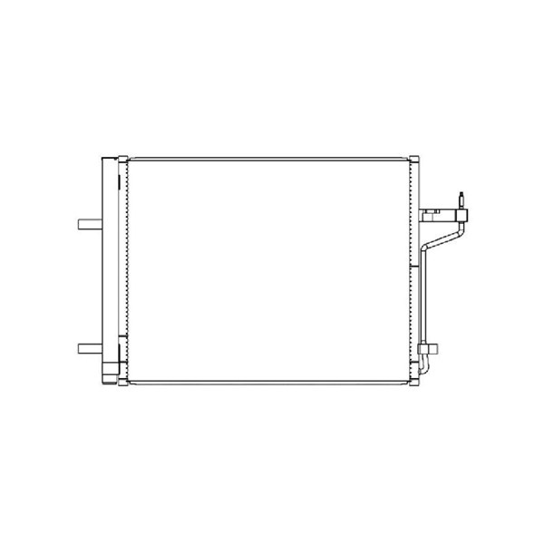 Kondensor, klimatanläggning Nrf 350322 NRF