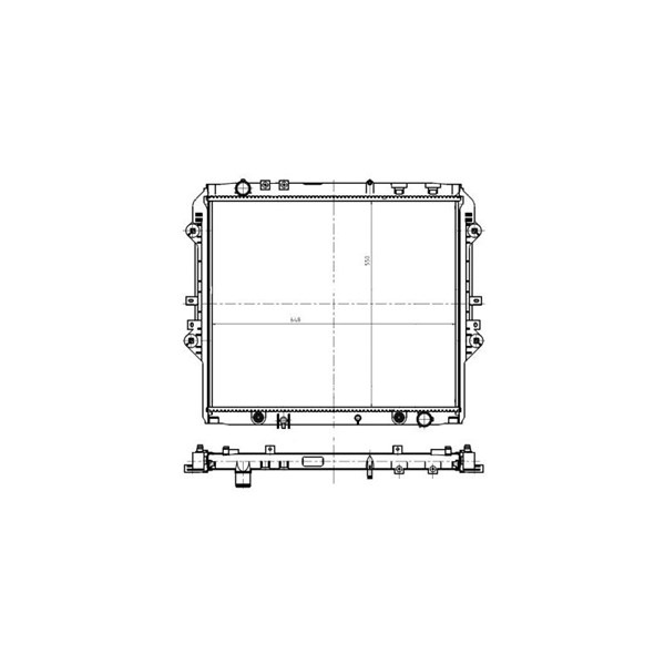 Kylare, motorkylning Nrf 550032 NRF