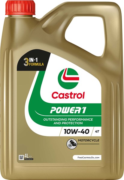 MC Motorolja Castrol POWER1 4T 10W-40, 4L CASTROL