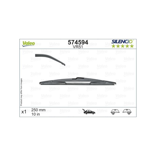Torkarblad, Bak Valeo 574594 VALEO