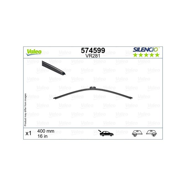Torkarblad, Bak Valeo 574599 VALEO