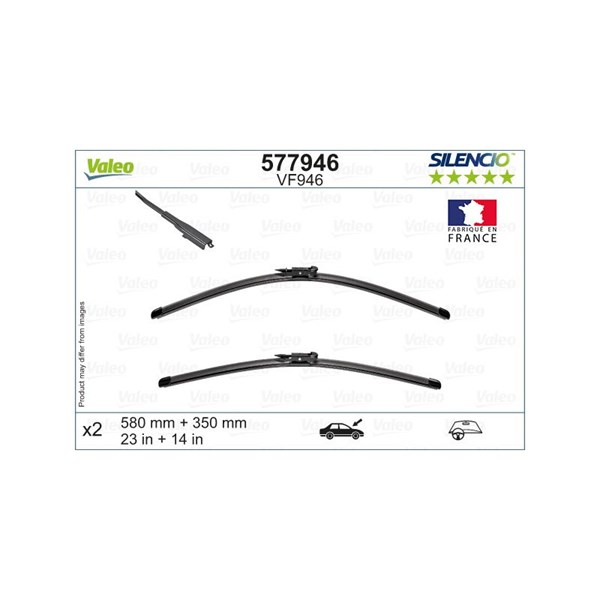 Torkarblad, Fram Valeo 577946 VALEO Torkarblad, Fram Valeo 577946 VALEO