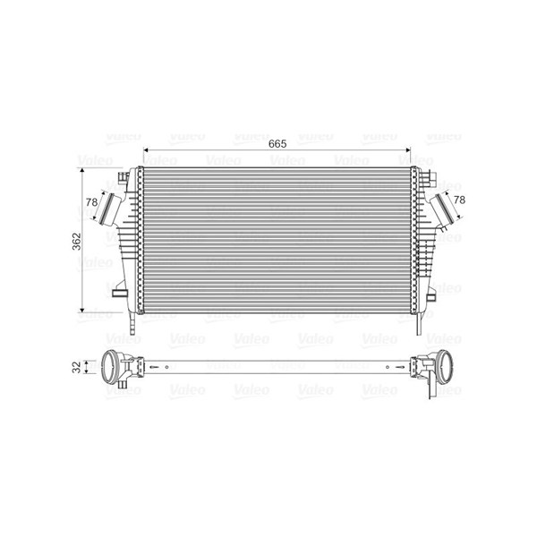 Intercooler Valeo 818603 VALEO Intercooler Valeo 818603 VALEO
