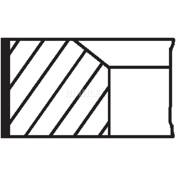 Kolvringar, kit Mahle 028 RS 00131 0V0 MAHLE