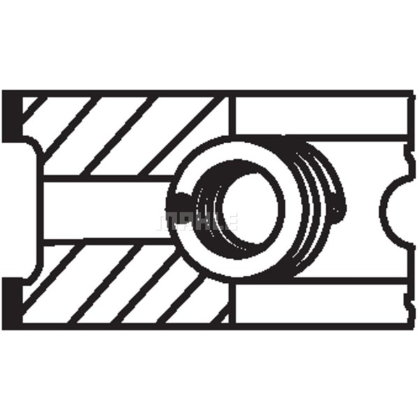 Kolvringar, kit Mahle 503 08 N0 MAHLE