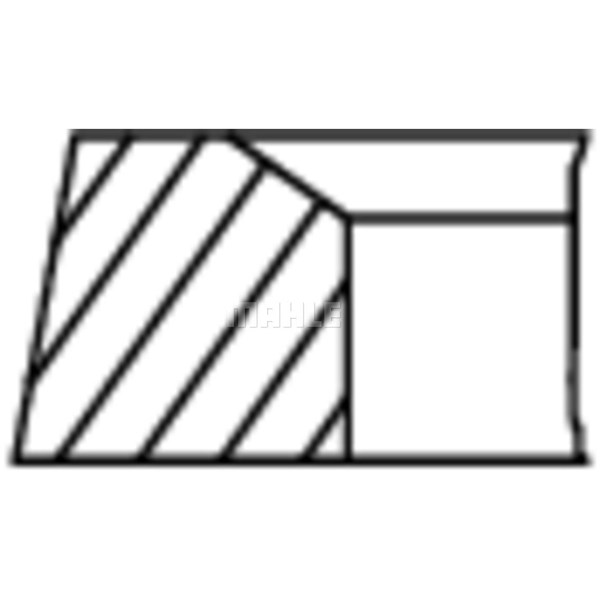Kolvringar, kit Mahle 503 15 N0 MAHLE