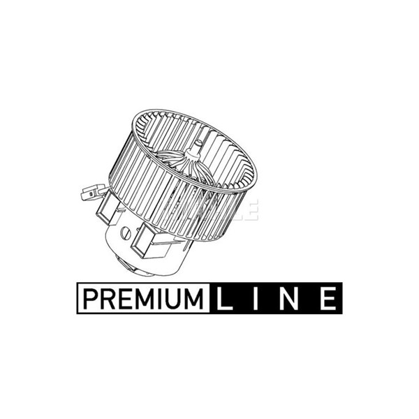 Kupéfläkt 12V Mahle AB 116 000P MAHLE