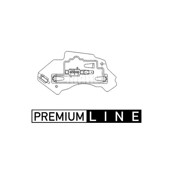 Reglage, kupéfläkt Mahle ABR 28 000P MAHLE