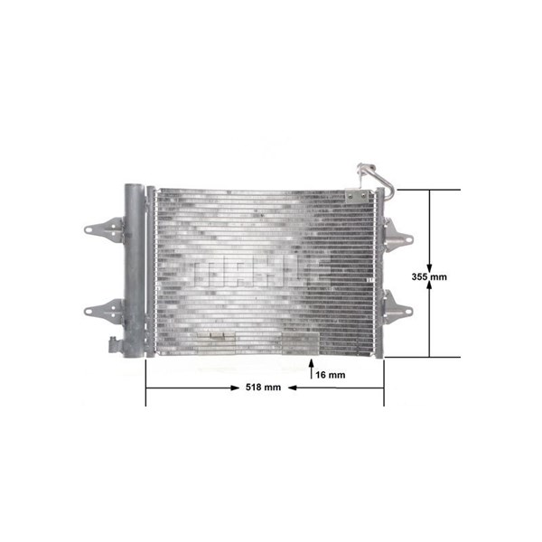 Kondensor, klimatanläggning Mahle AC 359 000S MAHLE