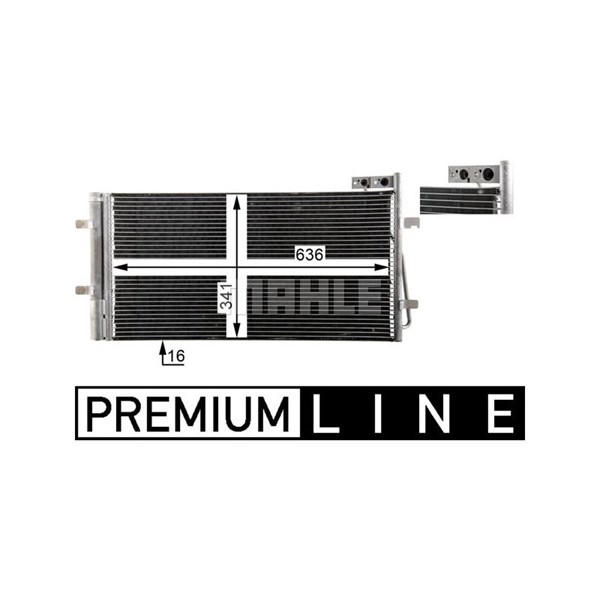Kondensor, klimatanläggning Mahle AC 42 000P MAHLE