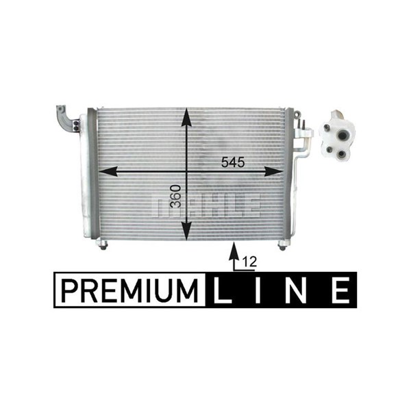 Kondensor, klimatanläggning Mahle AC 434 000P MAHLE