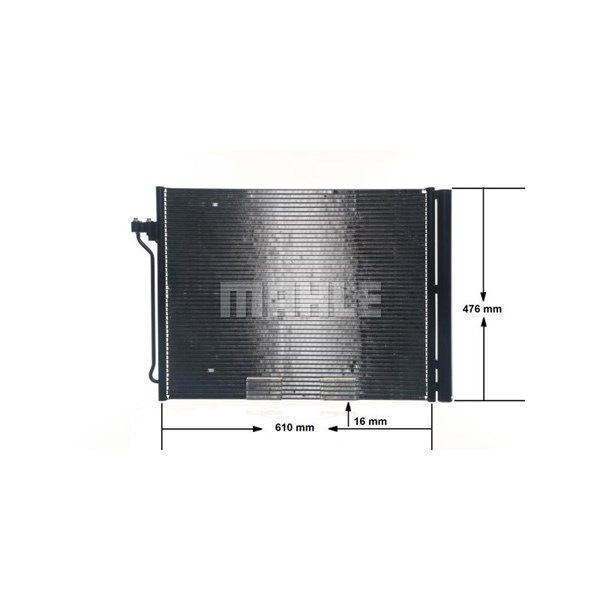 Kondensor, klimatanläggning Mahle AC 463 000S MAHLE