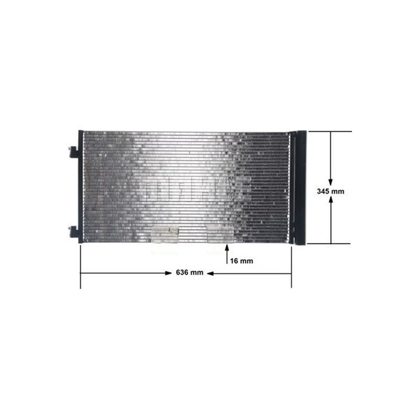 Kondensor, klimatanläggning Mahle AC 751 000S MAHLE