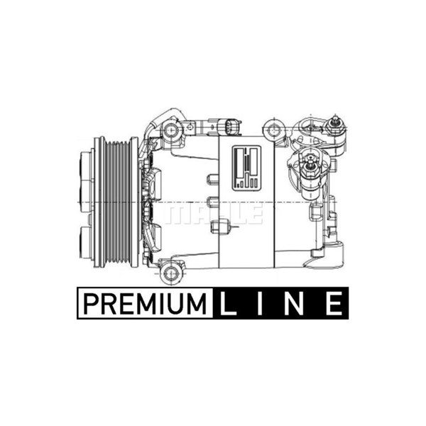 Kompressor, klimatanläggning 12V Mahle ACP 1360 000P MAHLE