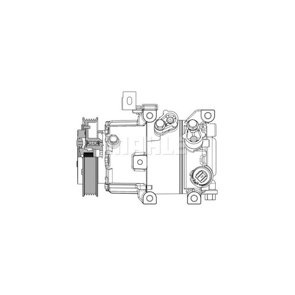 Kompressor, klimatanläggning 12V Mahle ACP 631 000P MAHLE