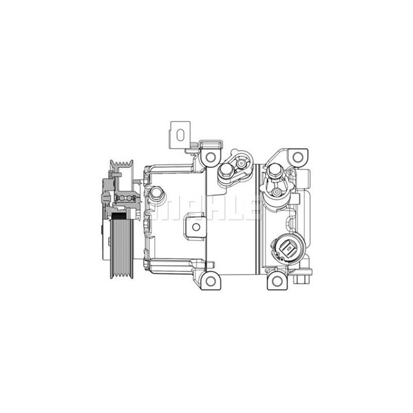 Kompressor, klimatanläggning 12V Mahle ACP 631 000P MAHLE