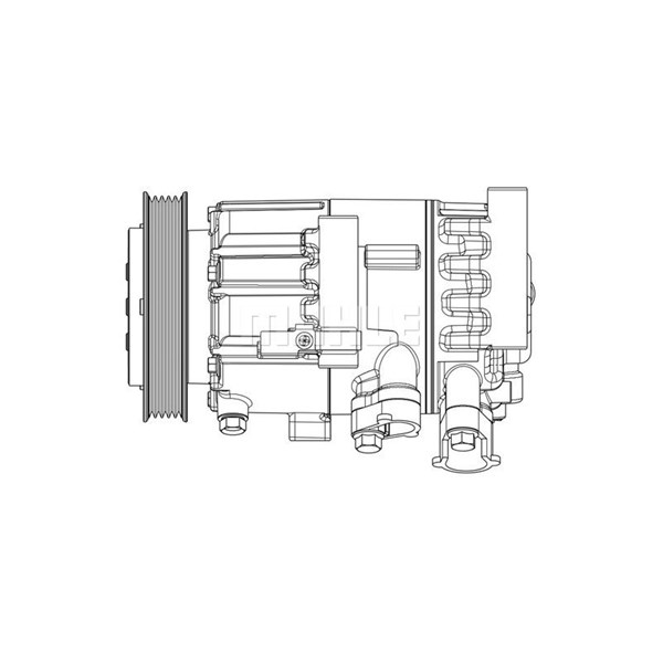 Kompressor, klimatanläggning 12V Mahle ACP 631 000P MAHLE