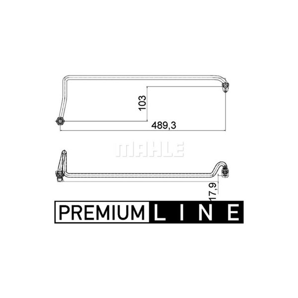 Oljeslang Mahle AHX 5 000P MAHLE