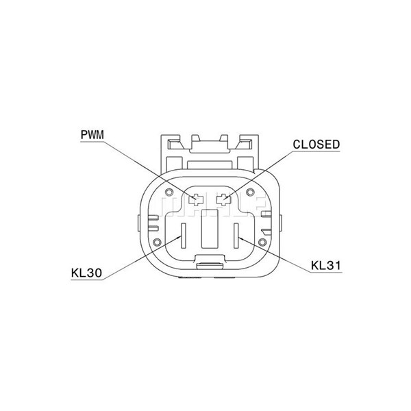 Fläkt, kylare Mahle CFF 405 000P MAHLE