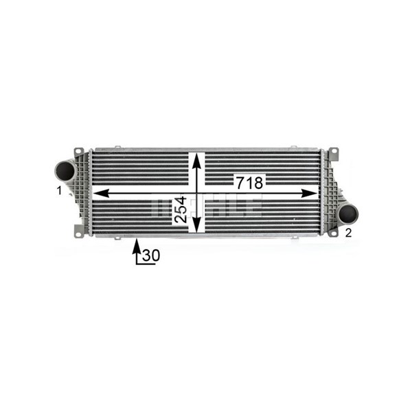 Intercooler Mahle CI 18 000S MAHLE Intercooler Mahle CI 18 000S MAHLE