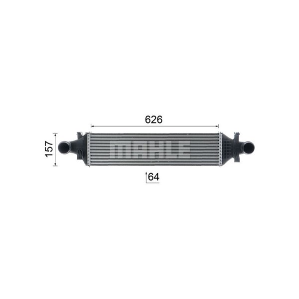 Intercooler Mahle CI 480 000P MAHLE Intercooler Mahle CI 480 000P MAHLE