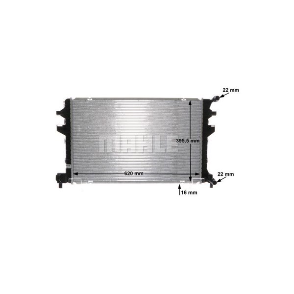 Lågtemperaturkylare, laddluftkylare Mahle CIR 34 000S MAHLE