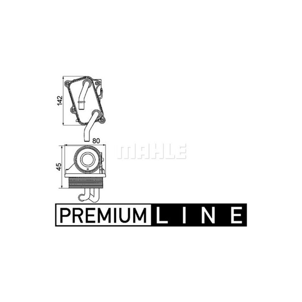 Oljekylare, motor Mahle CLC 24 000P MAHLE