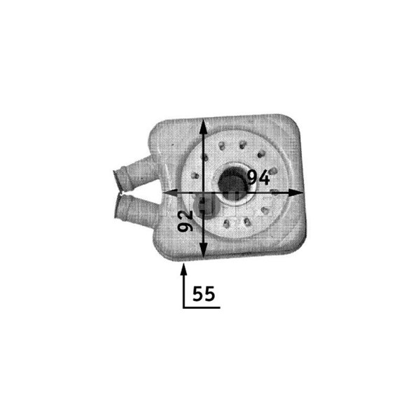 Oljekylare, motor Mahle CLC 45 000S MAHLE