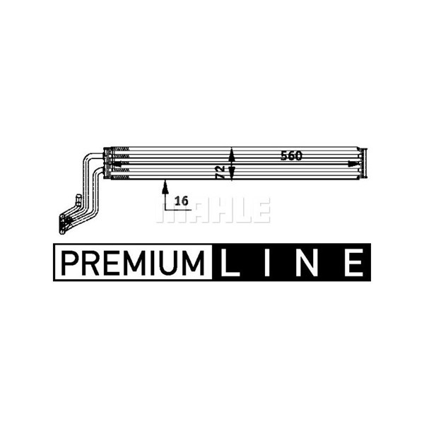 Oljekylare, styrning Mahle CLC 48 000P MAHLE