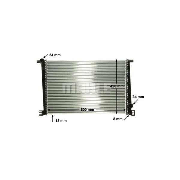 Kylare, motorkylning Mahle CR 1123 000P MAHLE