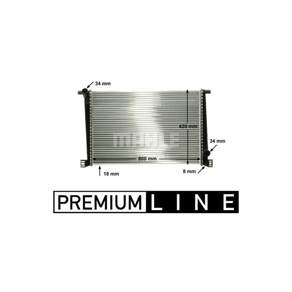 Kylare, motorkylning Mahle CR 1123 000P MAHLE