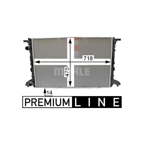 Kylare, motorkylning Mahle CR 2176 000P MAHLE