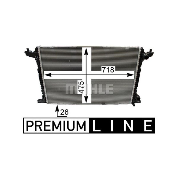 Kylare, motorkylning Mahle CR 2179 000P MAHLE