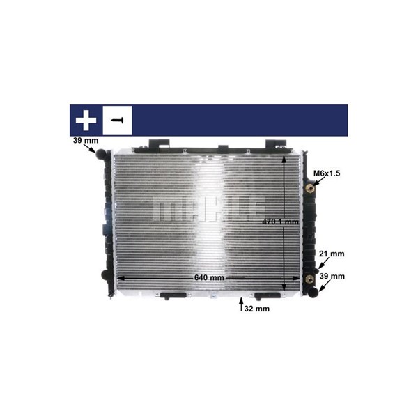 Kylare, motorkylning Mahle CR 2204 001S MAHLE