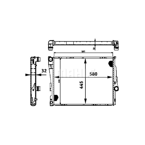 Kylare, motorkylning Mahle CR 457 000P MAHLE