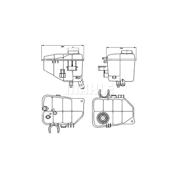 Expansionskärl, kylvätska Mahle CRT 126 000S MAHLE