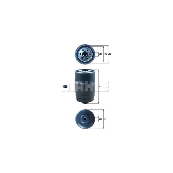 Bränslefilter Mahle KC 503D MAHLE