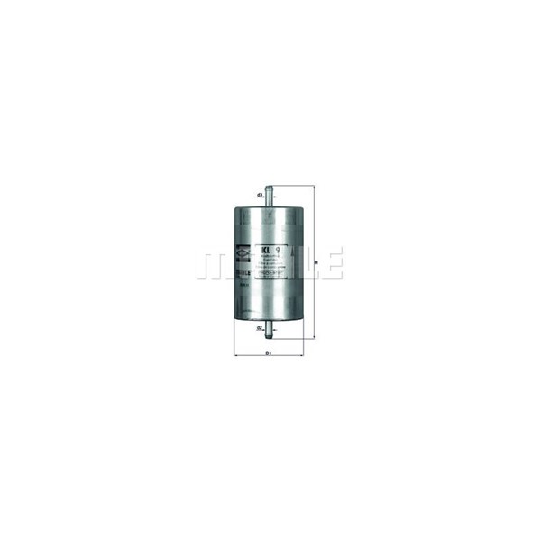 Bränslefilter Mahle KL 9 MAHLE