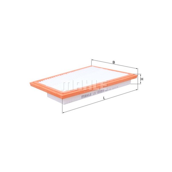 Luftfilter, Höger Mahle LX 1850/2 MAHLE