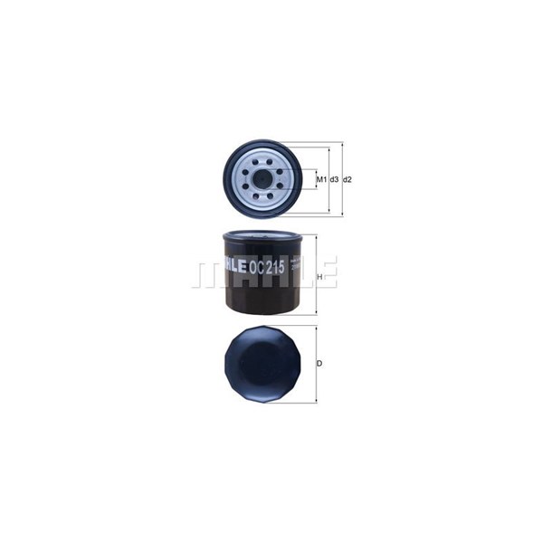 Oljefilter Mahle OC 215 MAHLE